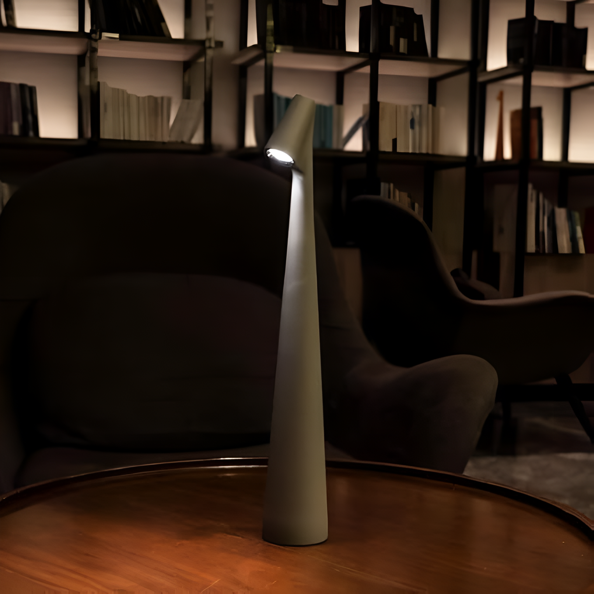 Trådløs LED-bordlampe i minimalistisk nordisk stil