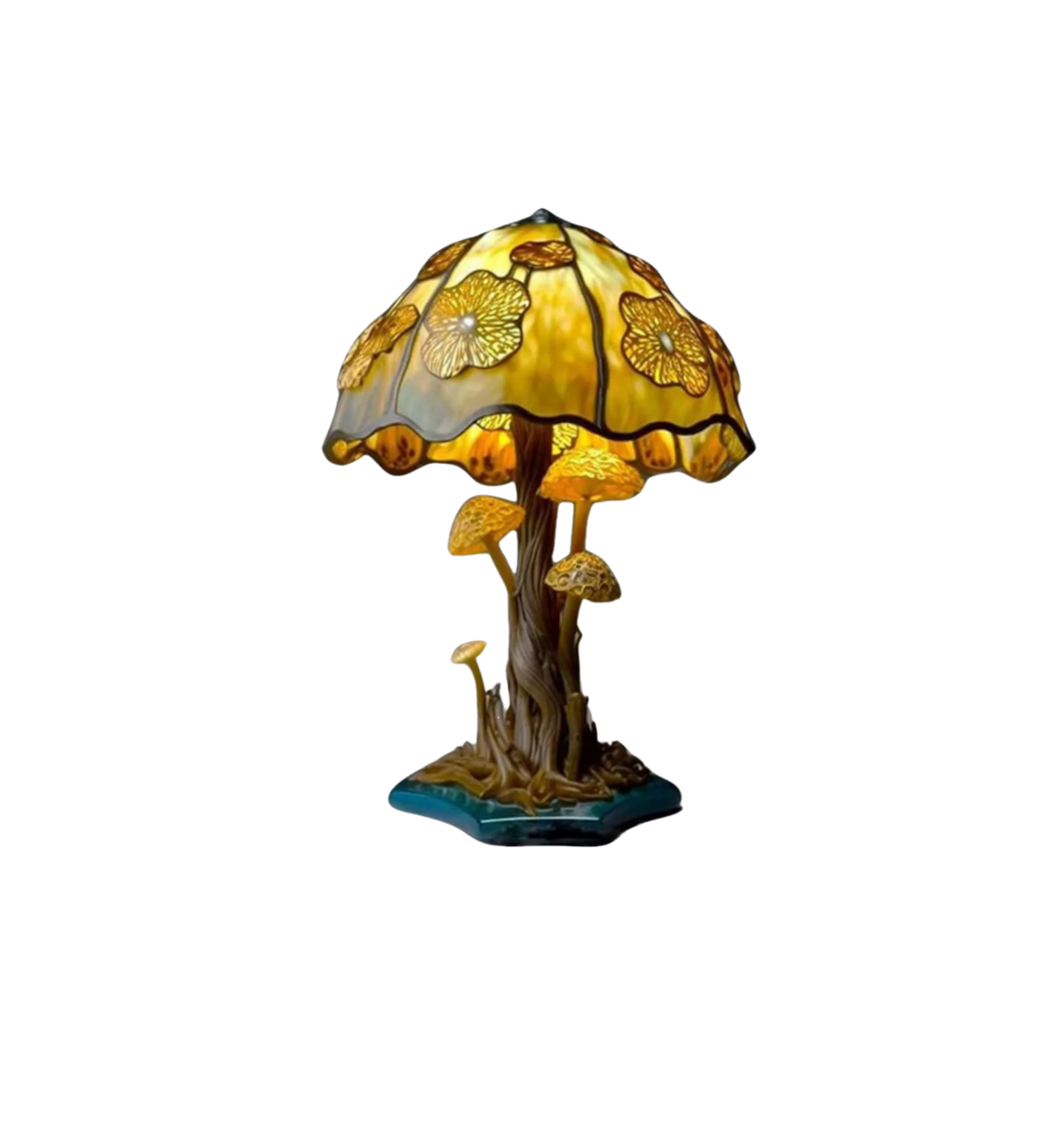 AmberForest | Bordlampe Vintage - Svampe LED Dæmpbar