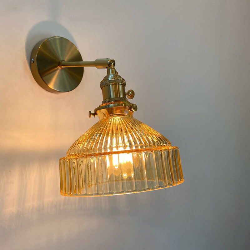 AmberGlass | Væglampe Vintage - LED Dæmpbar