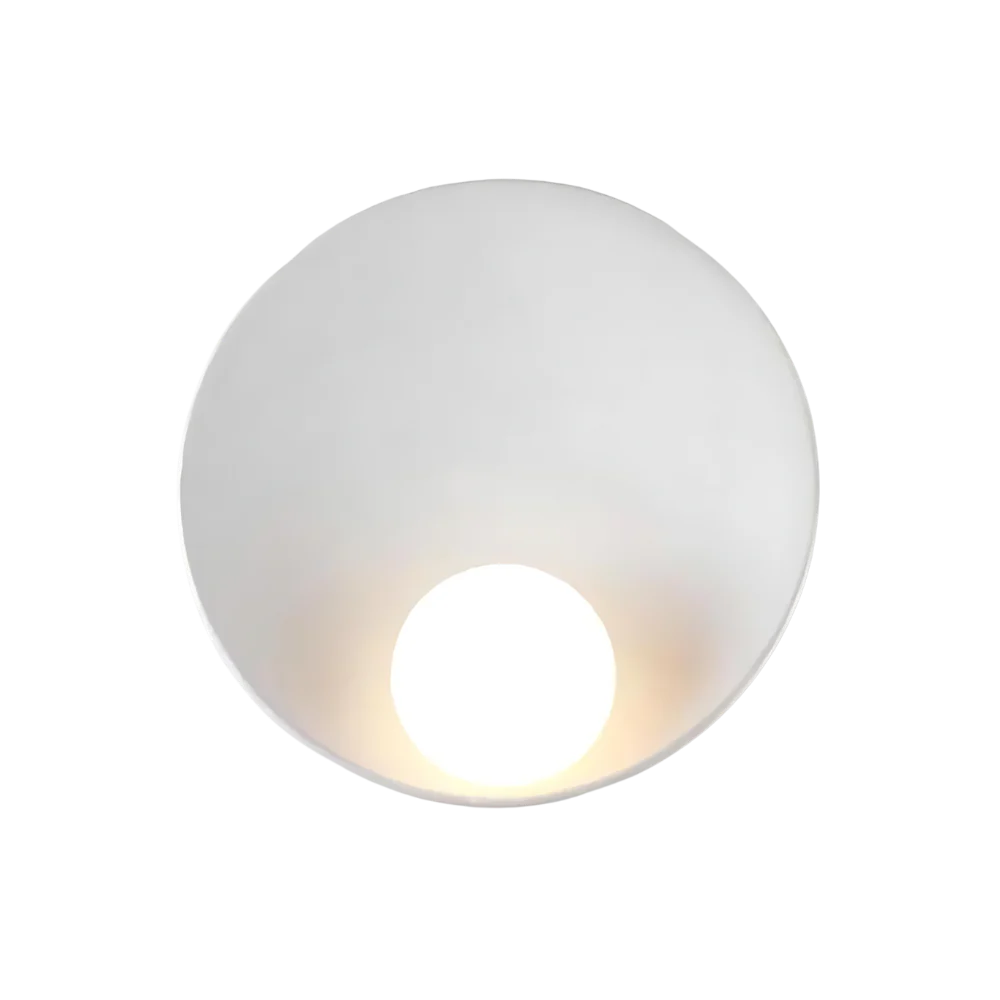 AmberGlow | Væglampe Moderne - Rund Skål LED