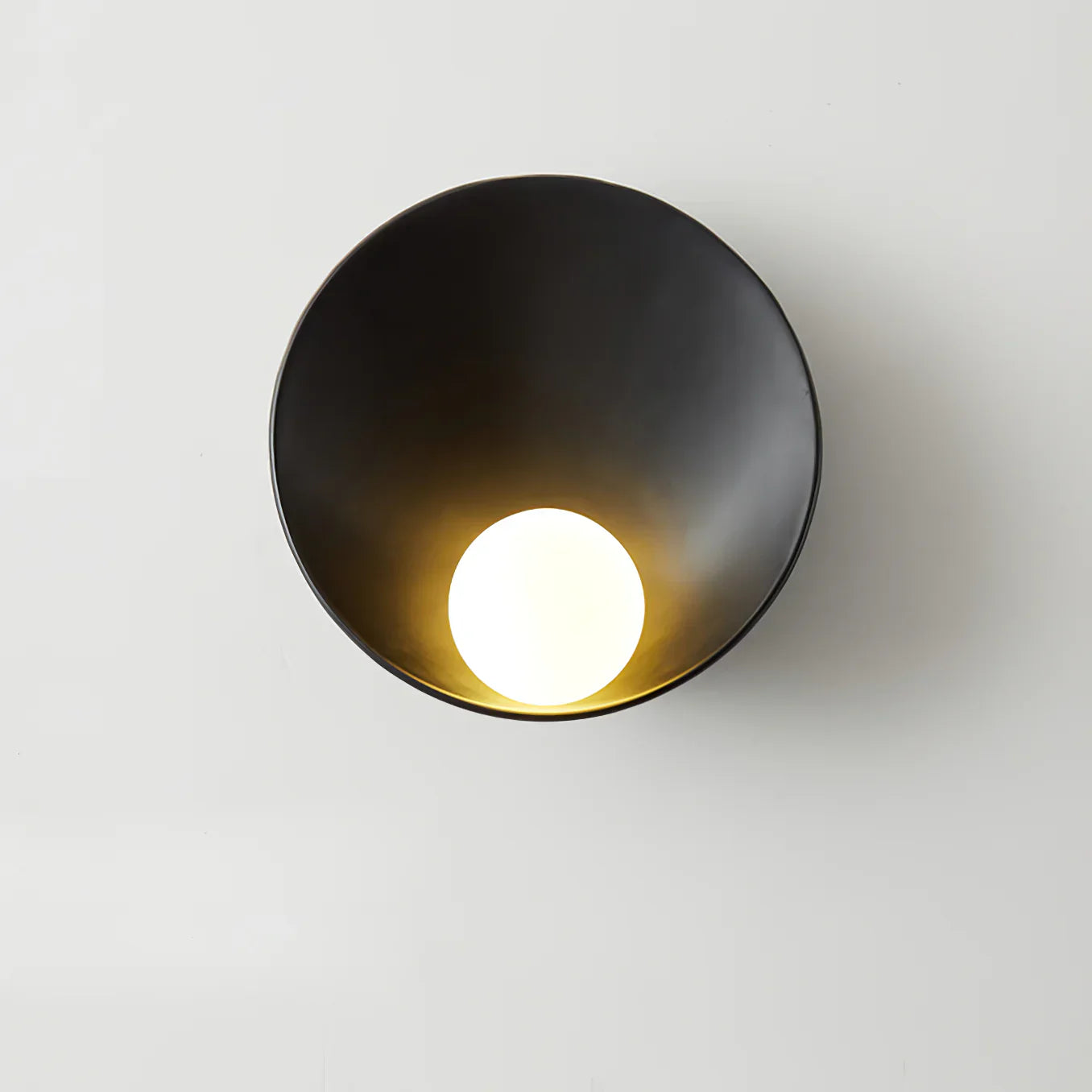 AmberGlow | Væglampe Moderne - Rund Skål LED