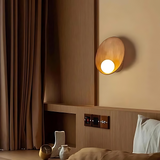 AmberGlow | Væglampe Moderne - Rund Skål LED
