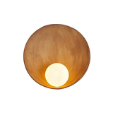 AmberGlow | Væglampe Moderne - Rund Skål LED