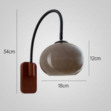 AmberNord | Væglampe Vintage - Glas LED Dæmpbar