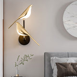 AureliaGlow | Væglampe Moderne - LED Guld Fugl