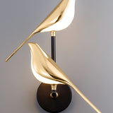 AureliaGlow | Væglampe Moderne - LED Guld Fugl