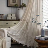 BohoLace | Gardiner Vintage - Hæklet Let Transparent