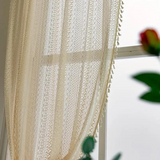 BohoLace | Gardiner Vintage - Hæklet Let Transparent