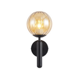 BrassGlow | Væglampe Skandinavisk – LED Messing Glas Globus