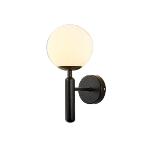 BrassGlow | Væglampe Skandinavisk – LED Messing Glas Globus