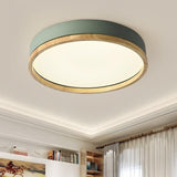 ColorNordic | Loftslampe Skandinavisk - Rund LED Træ