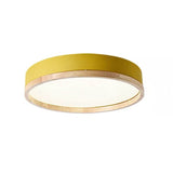 ColorNordic | Loftslampe Skandinavisk - Rund LED Træ