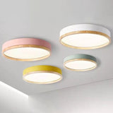ColorNordic | Loftslampe Skandinavisk - Rund LED Træ