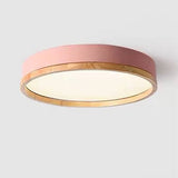 ColorNordic | Loftslampe Skandinavisk - Rund LED Træ
