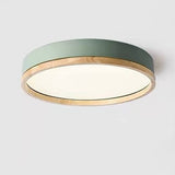 ColorNordic | Loftslampe Skandinavisk - Rund LED Træ