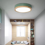 ColorNordic | Loftslampe Skandinavisk - Rund LED Træ