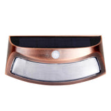 CopperGlow | Moderne væglampe med trapezoidform - Solcelledrevet LED-bevægelsessensor