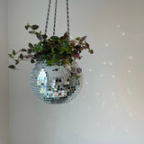 DiscoLeaf | Hængeplantekrukke Moderne - Spejl Disco Design