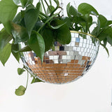 DiscoLeaf | Hængeplantekrukke Moderne - Spejl Disco Design