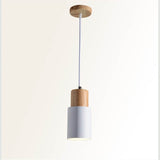 FjordGlow | Loftslampe Skandinavisk - Træ Cylinder LED