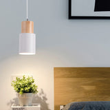 FjordGlow | Loftslampe Skandinavisk - Træ Cylinder LED