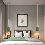 FjordGlow | Loftslampe Skandinavisk - Træ Cylinder LED
