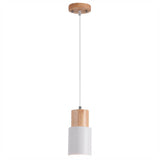 FjordGlow | Loftslampe Skandinavisk - Træ Cylinder LED
