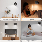 FlexiGlow | Væglampe Moderne - Trådløs LED Touch Dæmpbar