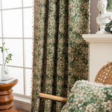 FloraLoom | Gardiner Vintage - Blomstret Vaskbar Med Kvaster