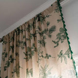 ForestLoom | Gardiner Vintage - Naturmotiv Med Kvaster