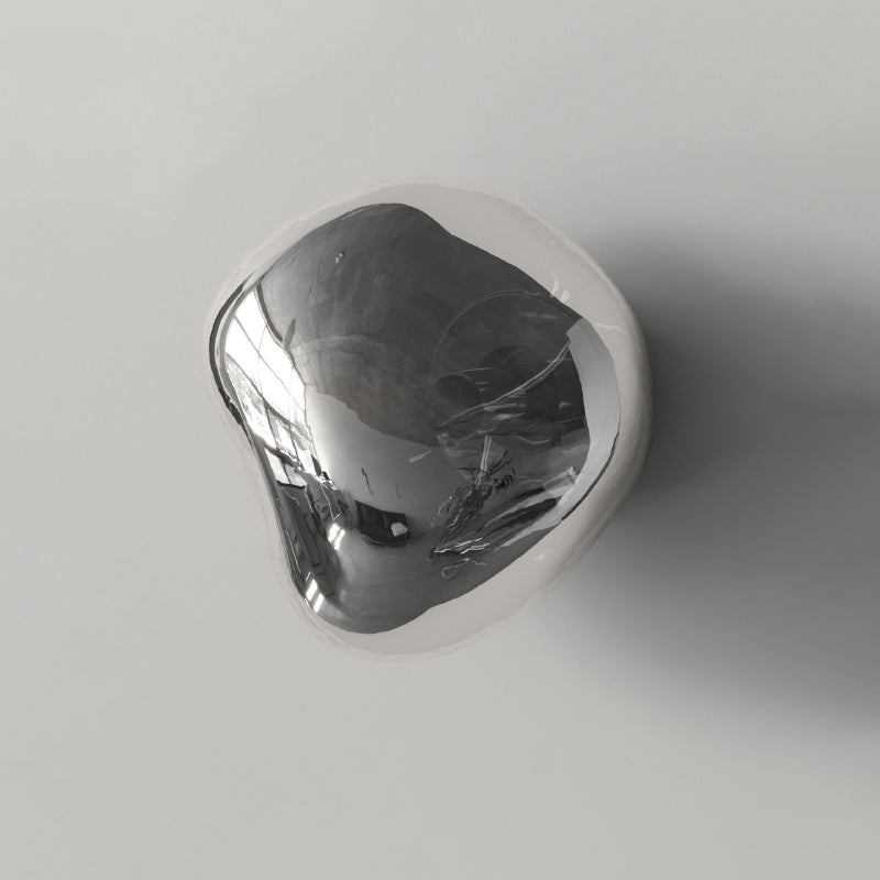 GlassNordic | Væglampe Minimalistisk - LED Irregulær Glas