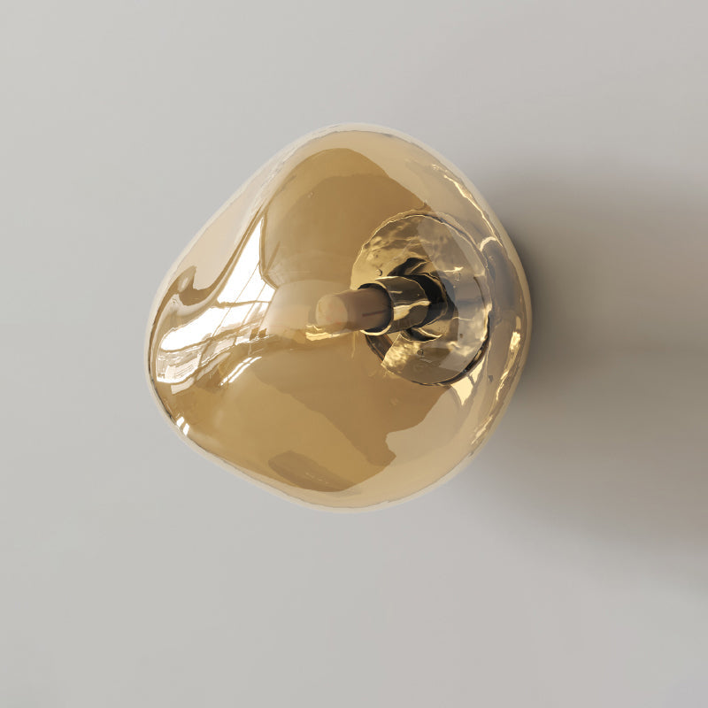GlassNordic | Væglampe Minimalistisk - LED Irregulær Glas