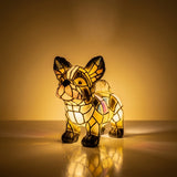 GlowCraft | Bordlampe Moderne - LED Farvet Harpiks Dyredesign