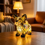 GlowCraft | Bordlampe Moderne - LED Farvet Harpiks Dyredesign