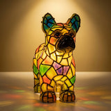 GlowCraft | Bordlampe Moderne - LED Farvet Harpiks Dyredesign