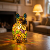 GlowCraft | Bordlampe Moderne - LED Farvet Harpiks Dyredesign