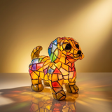 GlowCraft | Bordlampe Moderne - LED Farvet Harpiks Dyredesign
