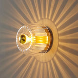 GlowNordic | Væglampe Minimalistisk - LED Rund Glas