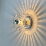 GlowNordic | Væglampe Minimalistisk - LED Rund Glas