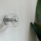 GlowNordic | Væglampe Skandinavisk - LED Riflet Glas