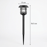 HyggeFlame | Solcellelampe Vintage - LED Flamme Effekt