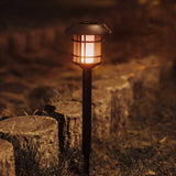 HyggeFlame | Solcellelampe Vintage - LED Flamme Effekt