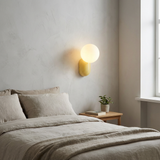 HyggeGlow | Væglampe Moderne - Glas Globe 1-Lampe