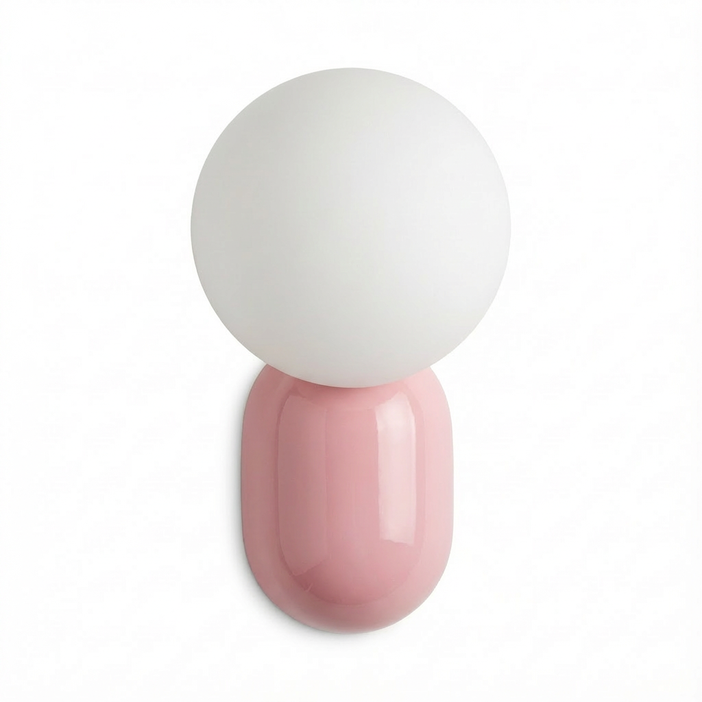 HyggeGlow | Væglampe Moderne - Glas Globe 1-Lampe