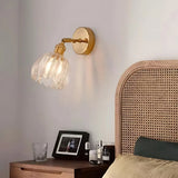 HyggeGlow | Væglampe Vintage – Messing Tulipan Glas