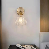 HyggeGlow | Væglampe Vintage – Messing Tulipan Glas