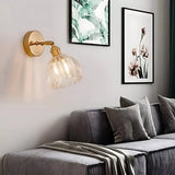 HyggeGlow | Væglampe Vintage – Messing Tulipan Glas