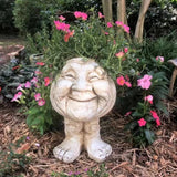 HyggeGrin | Plantekrukke Vintage - Smilende Skulptur Design