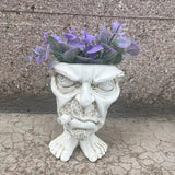 HyggeGrin | Plantekrukke Vintage - Smilende Skulptur Design