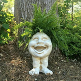 HyggeGrin | Plantekrukke Vintage - Smilende Skulptur Design